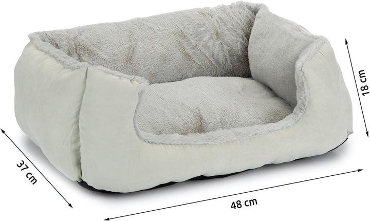 Beeztees Baboo, Katzenbett, grau/grau, 48x37x18 cm, grau/grau