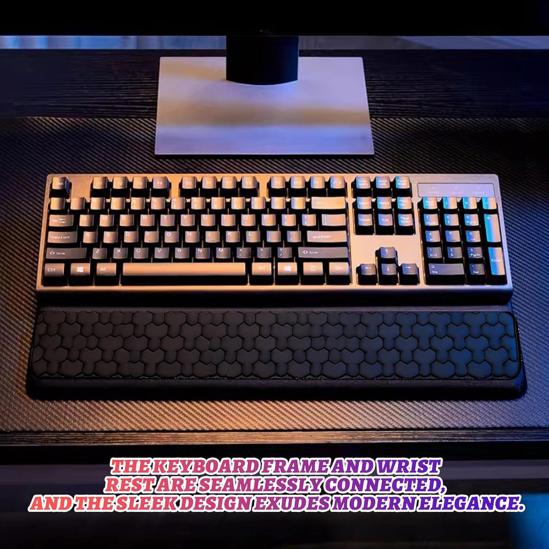 Handauflage Tastatur Tastaturständer mit Handballenauflage, Ergonomischer Handgelenkauflage Tastatur