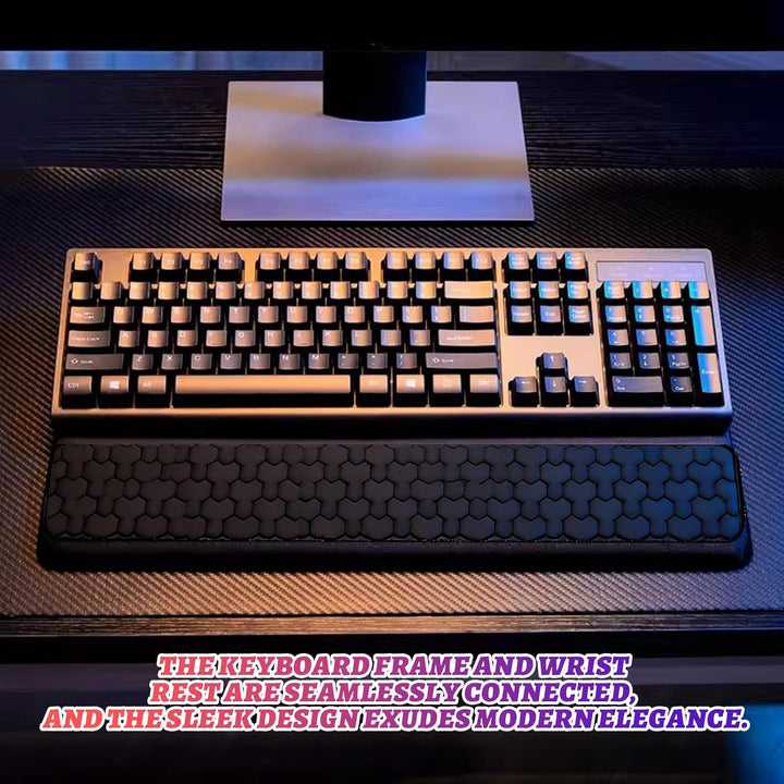 Handauflage Tastatur Tastaturständer mit Handballenauflage, Ergonomischer Handgelenkauflage Tastatur