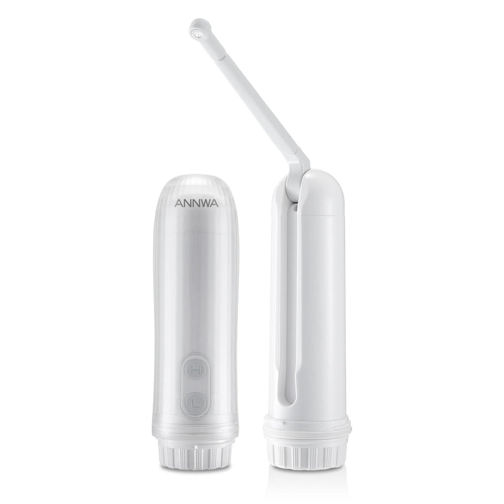 Tragbares Bidet, für Reisen, IPX6, wasserdicht, Düse verstellbar um 180 °, 2 Druckmodi, ergonomisch,