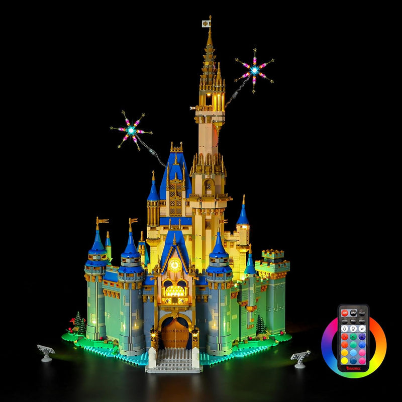 BRIKSMAX Led Lighting Kit for LEGO-43222 Disney Castle - Compatible with Lego Disney Building Blocks