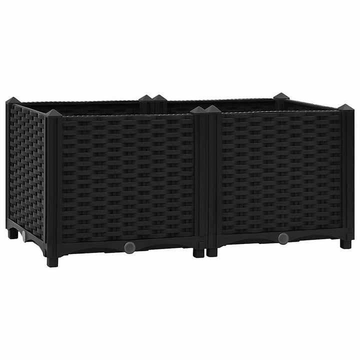 vidaXL Hochbeet Pflanzkasten Blumenkasten Gemüsebeet Pflanzbeet Blumenbeet Frühbeet Gartenbeet Pflan