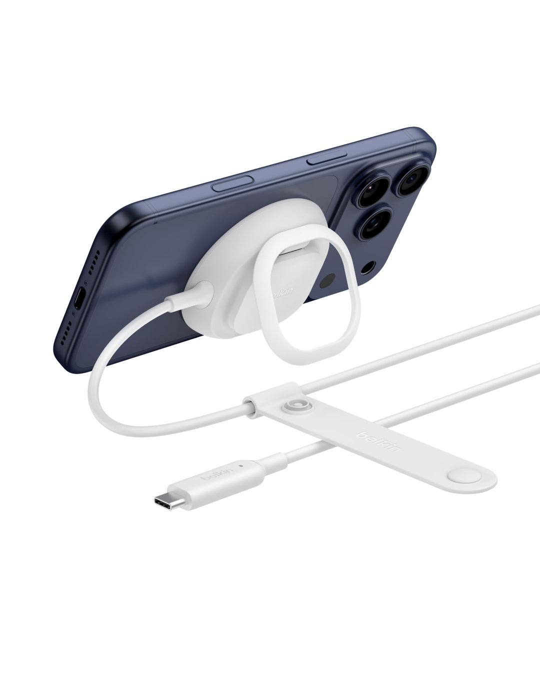 Belkin UltraCharge Wireless Charger mit Qi2 25W, Kompatibel mit MagSafe Ladegerät mit Passiver Kühlt