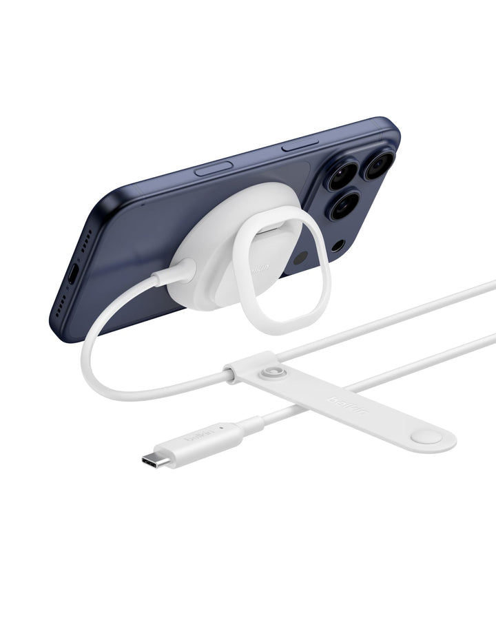 Belkin UltraCharge Wireless Charger mit Qi2 25W, Kompatibel mit MagSafe Ladegerät mit Passiver Kühlt