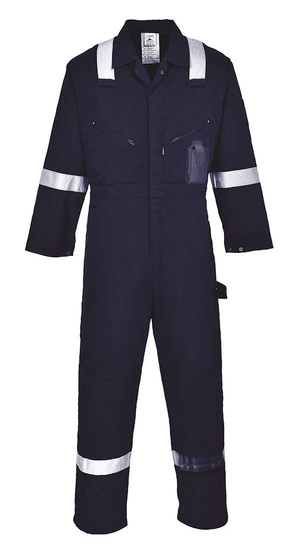 Portwest Iona Baumwoll Overall, Grösse: XXL, Farbe: Marine, C814NARXXL Armada XXL, Armada XXL