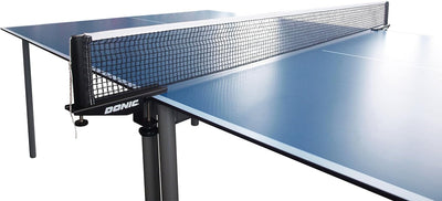 Donic-Schildkröt Tischtennisnetz Rallye, robuste Wettkampf-Netzgarnitur, verstellbares Baumwollnetz,