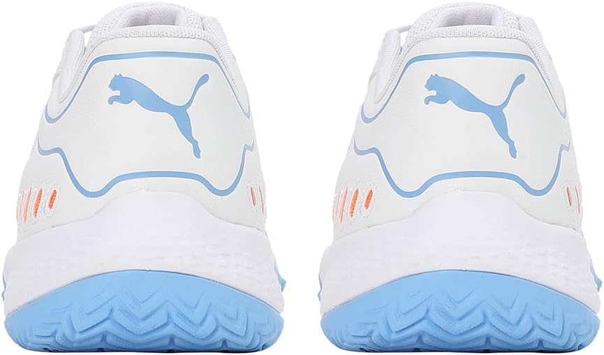 PUMA Unisex Solarsmash RCT Bootsschuh 39 EU Puma White Puma Black Team Light Blue, 39 EU Puma White