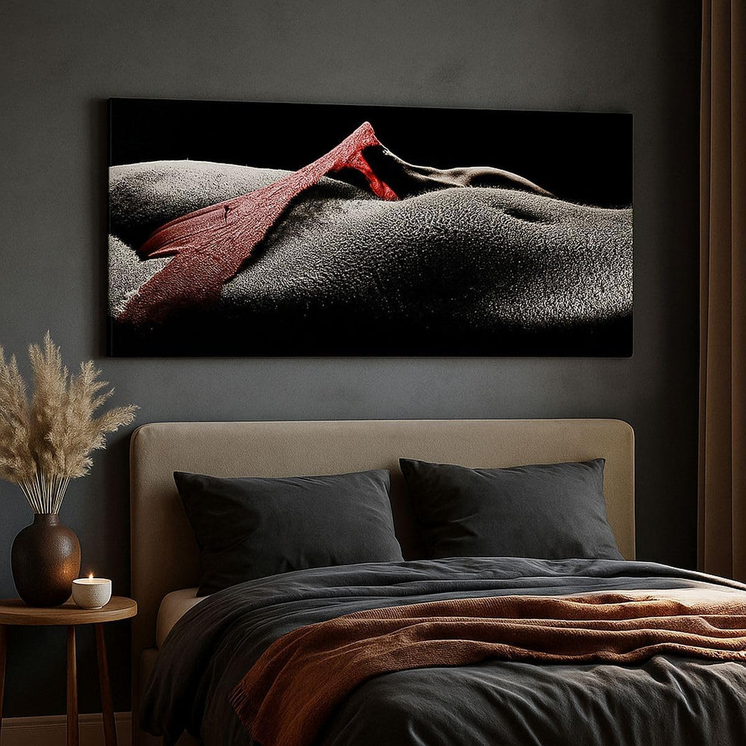 Wandbilder Dekoration Wohnzimmer Körper weibliches Modell Wassertropfen Bilder auf Leinwand 120x50cm
