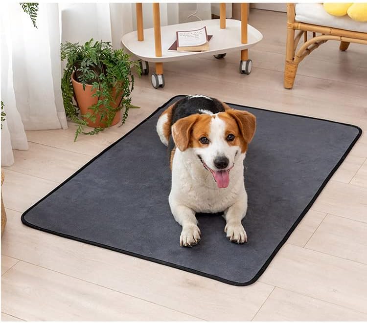 Welpenunterlage Waschbar 1 Stück 120*90cm waschbare PIPI-Matte für Hunde,rutschfeste Welpentrainings