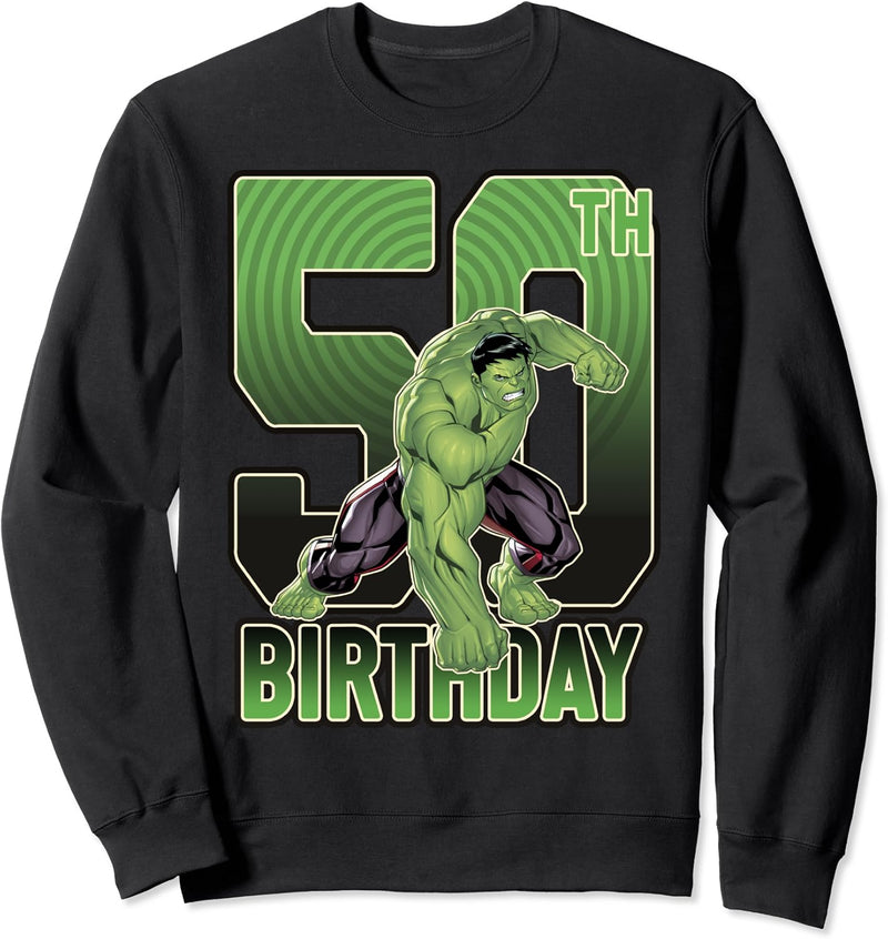 Marvel Hulk Smash 50th Birthday Sweatshirt