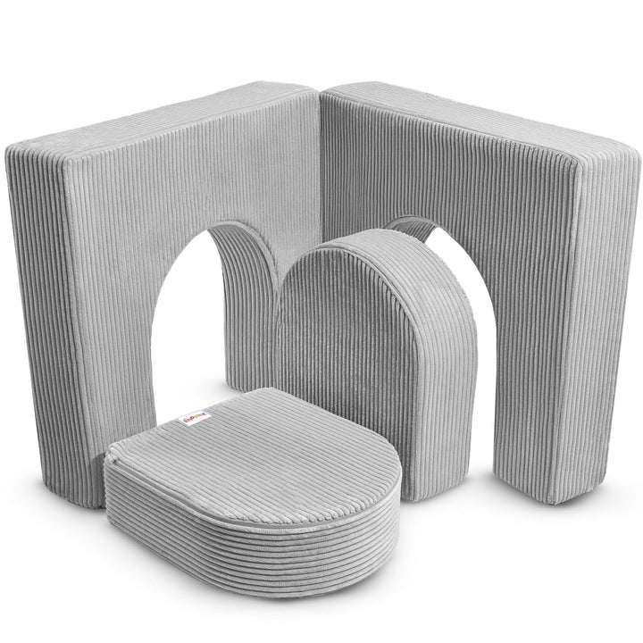 Linodino® Magisches Tor – Spielsofa Add-on mit Bögen aus Schaumstoff | Erweiterungs-Bauteil für krea