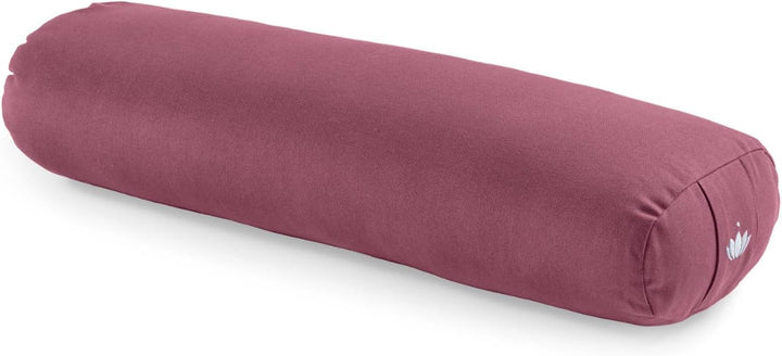Lotuscrafts® Bolster Yoga Nackenrolle für Yin, 100% Kapok Füllung, Bezug aus Baumwolle waschbar, Kis