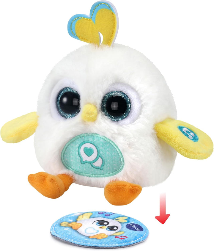VTech LoLibirds Oscar - Plüschtier mit Aufnahme-Funktion Weiss, Weiss
