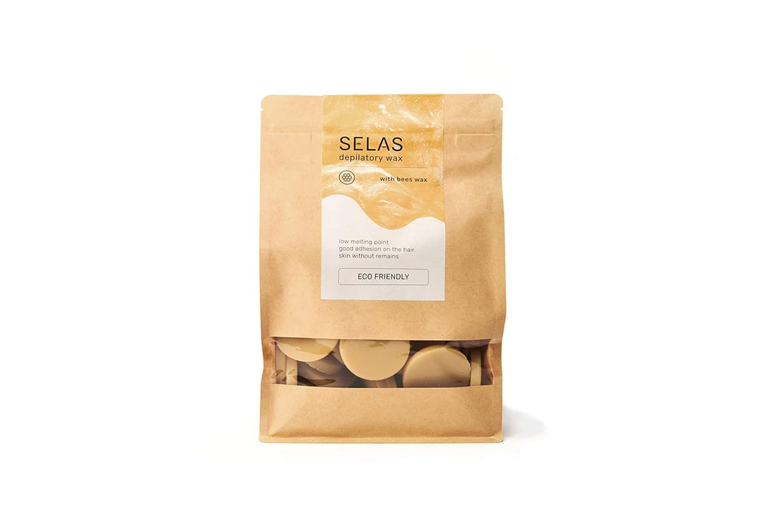 Enthaarungswachs 1Kg. SELAS. Zur Auswahl stehen Natur, Hagebutte oder Aloe Vera. Hergestellt aus nat