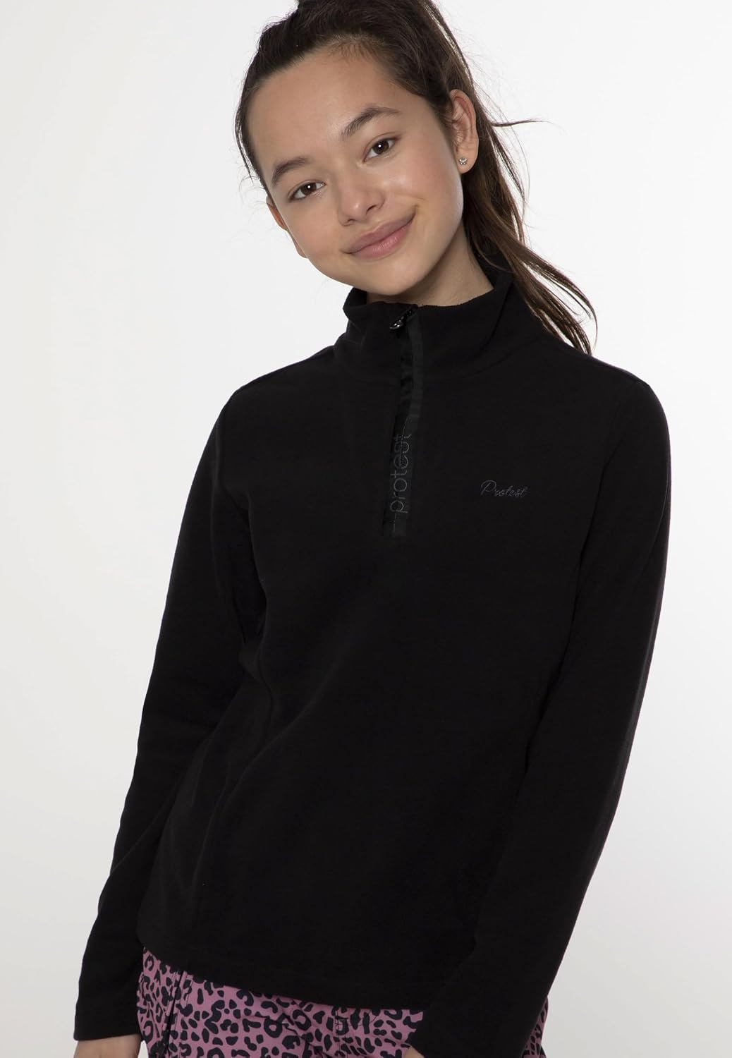 Protest Herren Oberteil Mit Durchgehendem Reissverschluss PRTHAMMEREN M True Black, M True Black