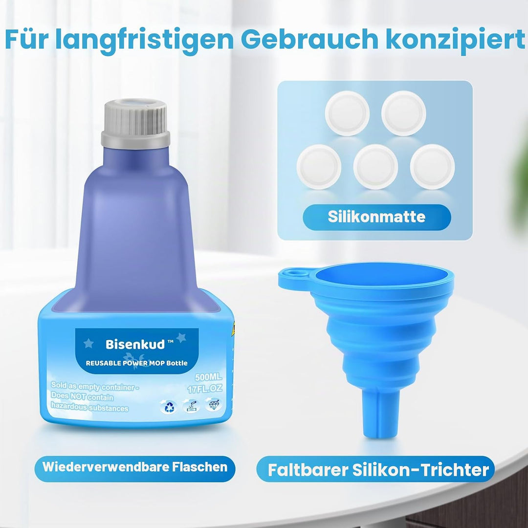 Wiederverwendbare Nachfüllflasche für Swiffer® WetJet™ Spray Mop, Nachfüllflasche 500 ml, inklusive