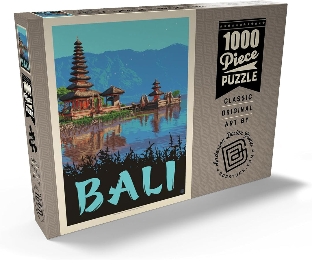 Bali: EIN Atemberaubendes tropisches Paradies, Vintage Poster - Premium 1000 Teile Puzzle - MyPuzzle