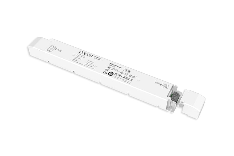 LIGHTEU®, 150 W 24 V DC 6,25 A TRIAC LED dimmbares Treiber-Transformator Netzteil, 3 in 1 Unterstütz