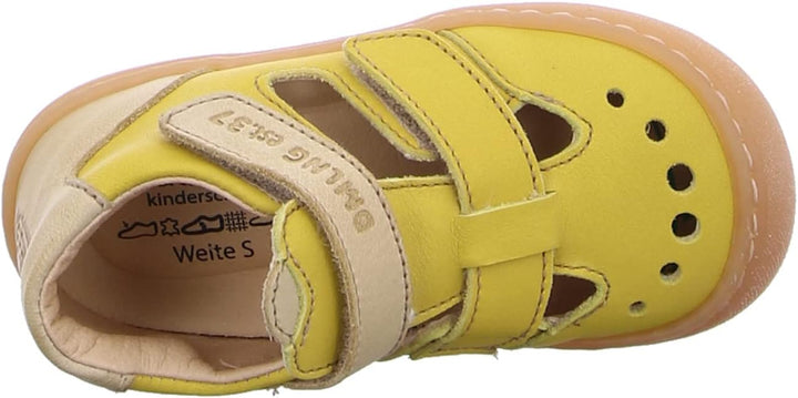 Däumling Jungen Unisex Kinder Sven Sneaker, Tomaia Giallo, 22 EU Schmal