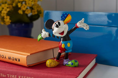 Disney Britto Collection Mickey Mouse Mini Figurine, Bunt, Mickey