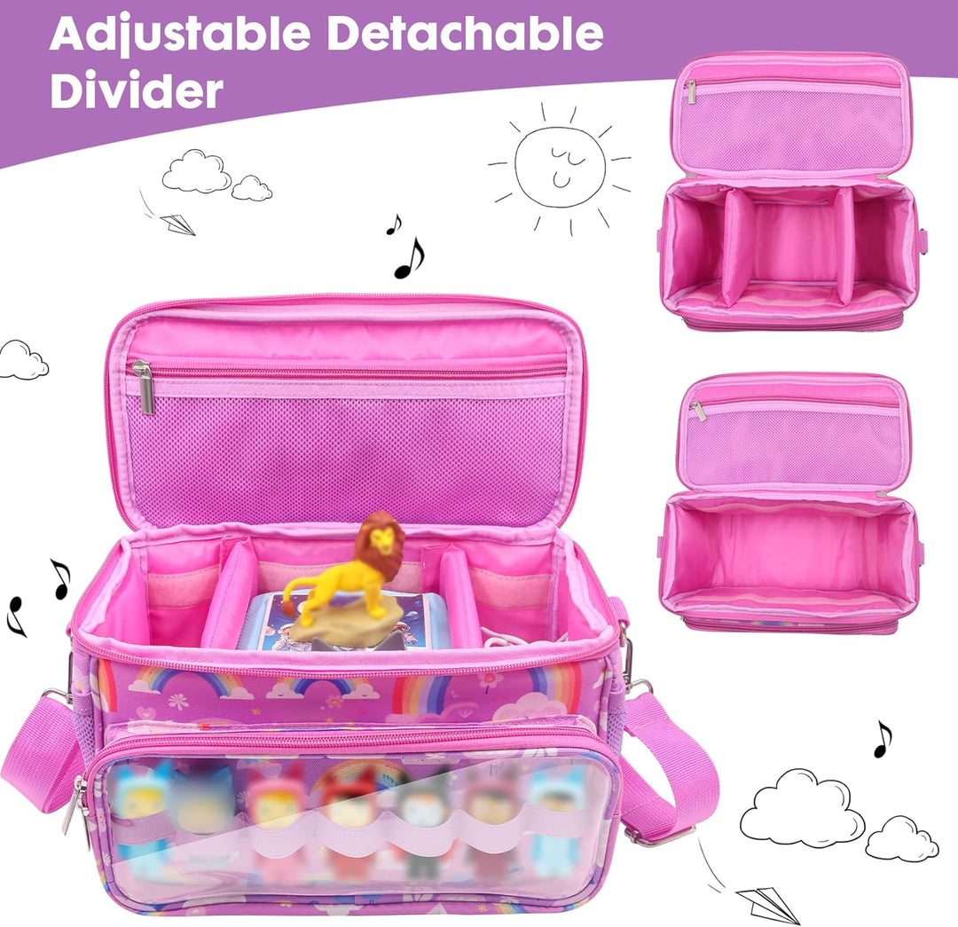 Tasche für Toniebox Tonie,Aufbewahrung für Tonies Hörfiguren,Tragetasche mit Schultergurt,für Tonieb