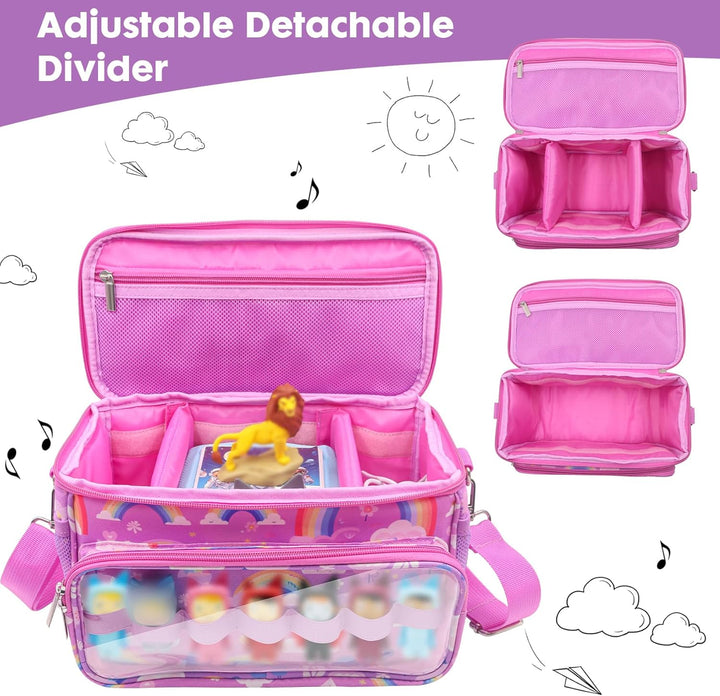 Tasche für Toniebox Tonie,Aufbewahrung für Tonies Hörfiguren,Tragetasche mit Schultergurt,für Tonieb
