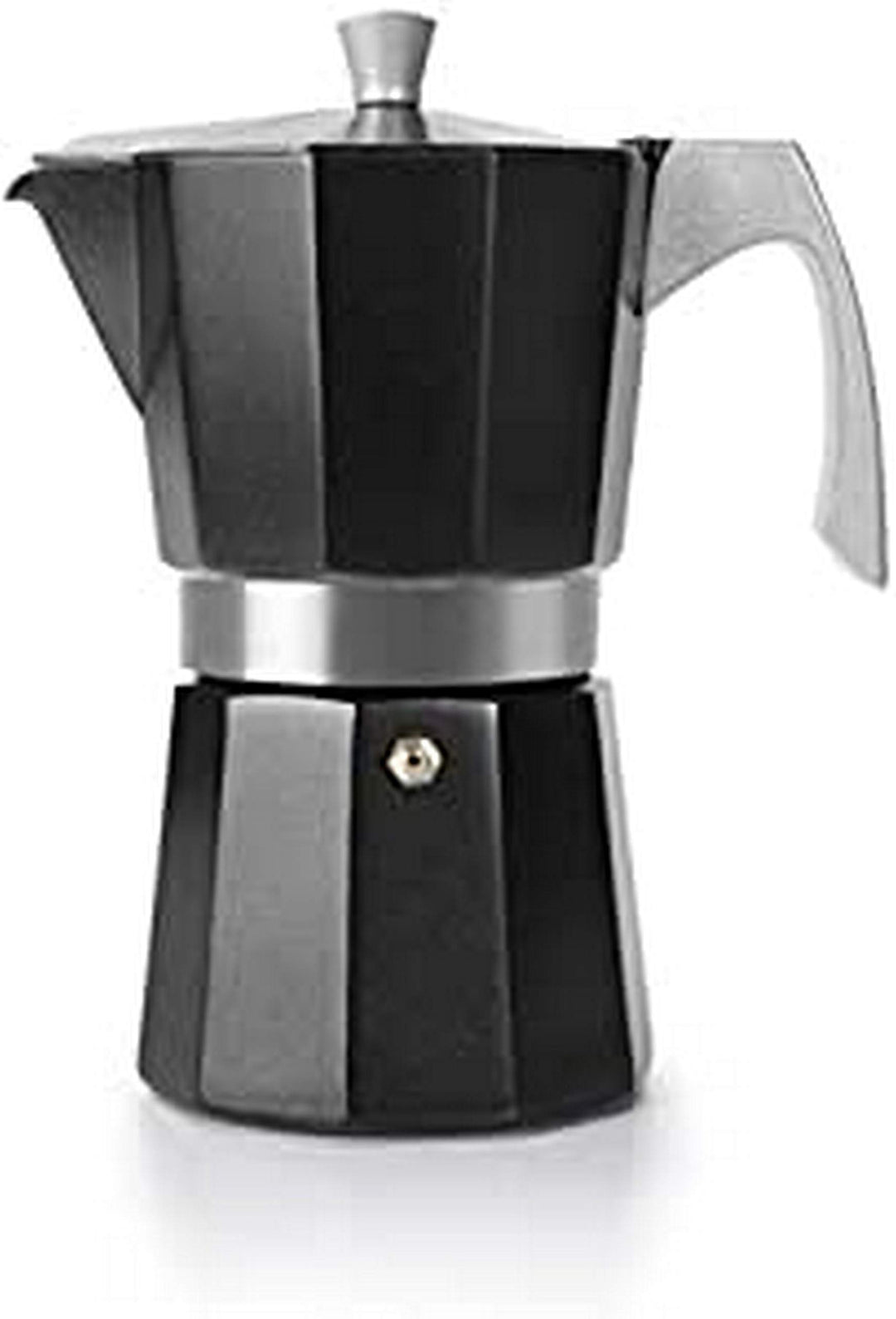 IBILI - Express-Kaffeekocher Evva Black, 9 Tassen, 450 ml, Aluminiumdruckguss, für Induktionsherde g