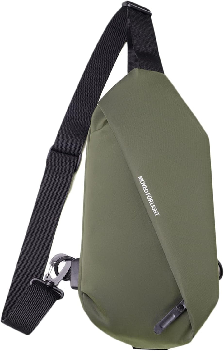 FANDARE Ultraleicht Brusttasche Sling Rucksack mit USB-Ladeanschluss Geschäft Daypacks für Herren Sc