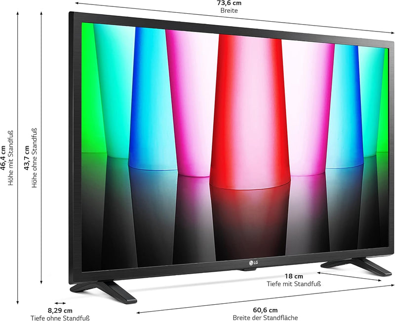 LG 32LQ63006LA TV 80 cm (32 Zoll) Full HD Fernseher (Google Assistant, 60 Hz, Smart TV) [Modelljahr