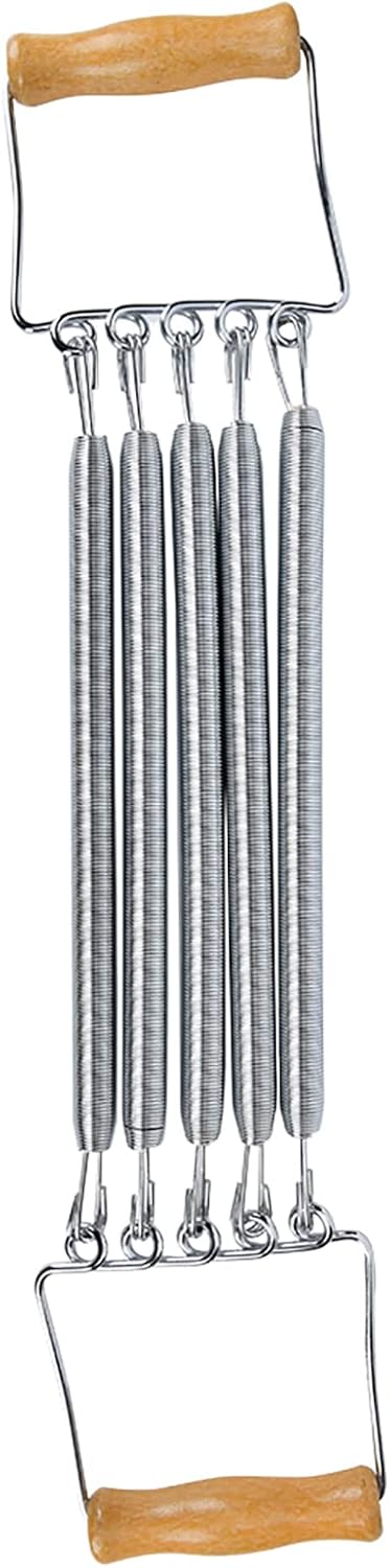 Brust-Expander, Holzgriff-Brust-Expander mit Hoher Elastizität, Abnehmbarer Federentwickler, Heimmus