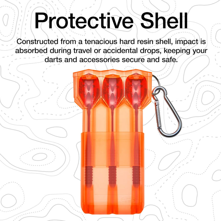 Casemaster von GLD Products Nomad verstellbare Darttasche Neon-orange, Neon-orange