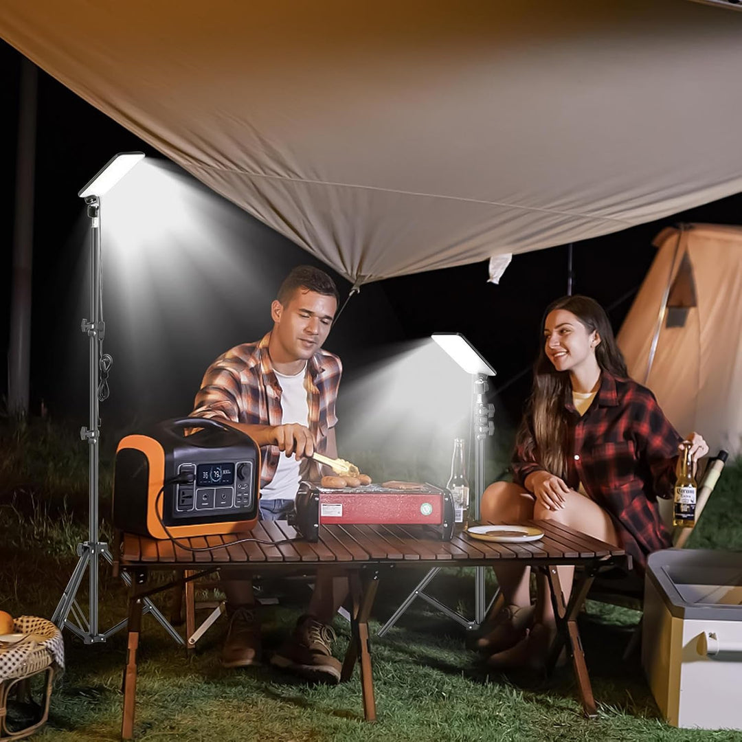 Campingleuchte | Teleskop-Stativ Grilllicht - Helles Angel-Licht Für Zelt Werkstatt Garage Beleuchtu