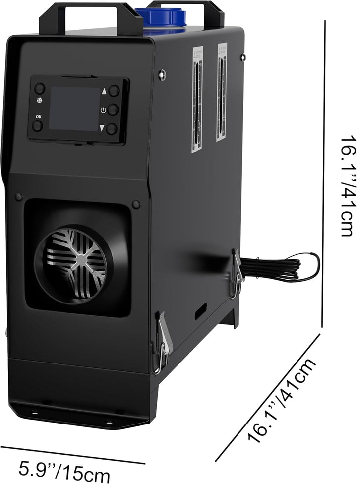 UISEBRT 12V Diesel Standheizung 8kw, Standhezung Dieselheizung Diesel Lufterhitzer, Air Diesel Heizu