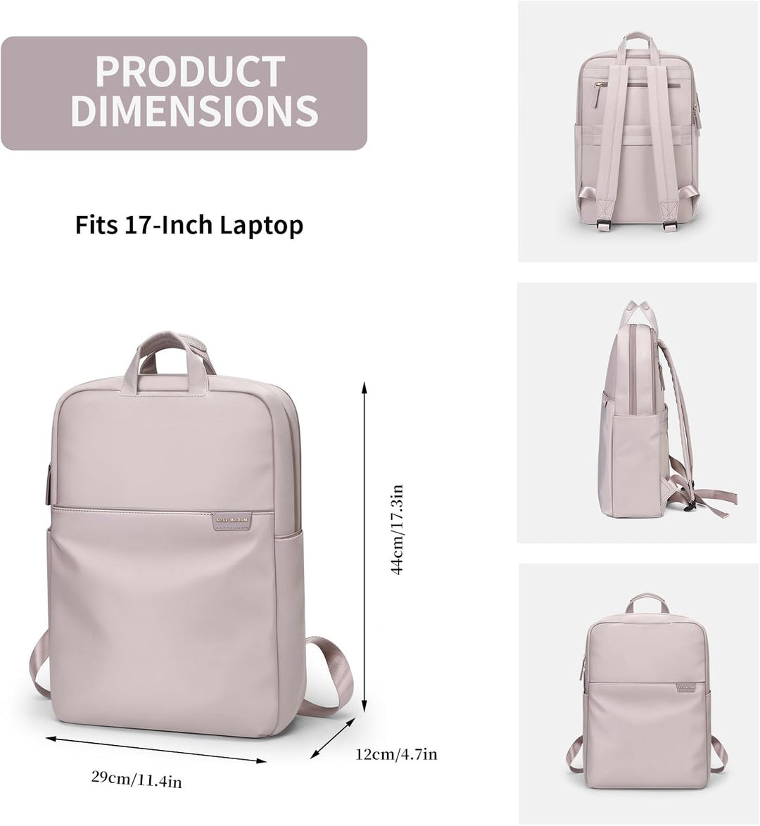 GOLF SUPAGS Reiserucksack für Damen 17 Zoll Laptop Rucksack Anti-Diebstahl, Elegant Daypack Handgepä
