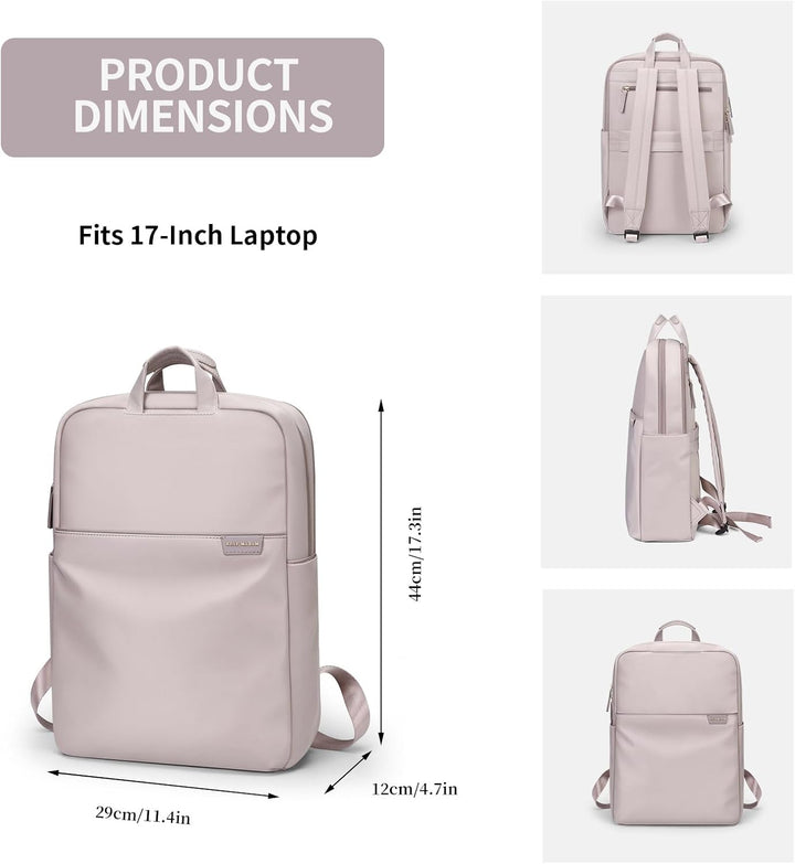 GOLF SUPAGS Reiserucksack für Damen 17 Zoll Laptop Rucksack Anti-Diebstahl, Elegant Daypack Handgepä