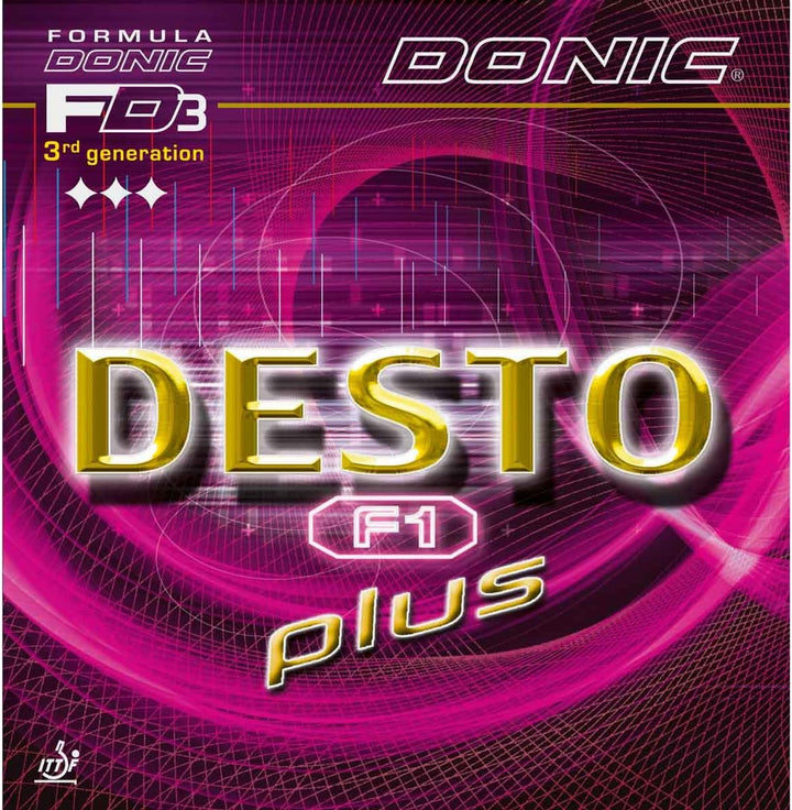 Donic Belag Desto F1 Plus rot 2,0 mm, rot 2,0 mm