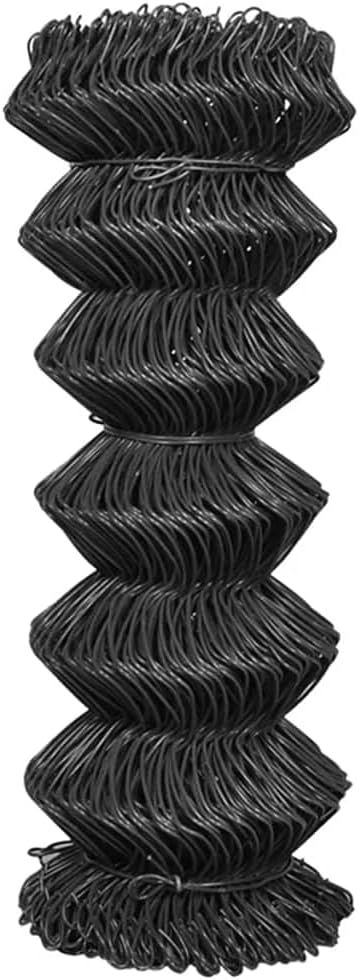 HOMIUSE Maschendrahtzaun 25x1 m Stahl Grau Gartenzaun Metall Drahtgitter Zaun für Hunde Gartenzaun S