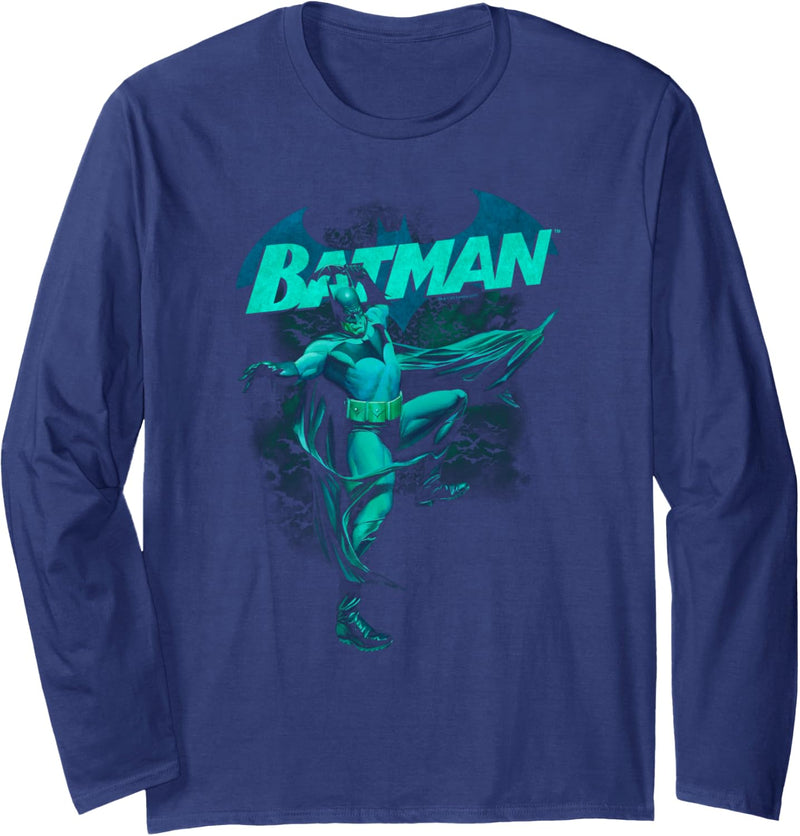 Batman Blue Bat Langarmshirt