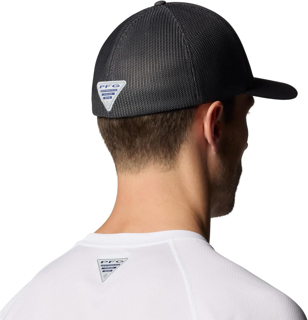 Columbia Unisex PFG Statetriot Mesh Ballkappe Cap S-M Shark/Pfg Pride USA, S-M Shark/Pfg Pride USA