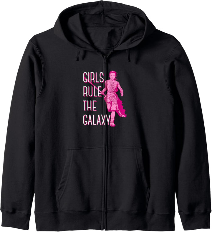 Star Wars Episode 7 Rey Girls Rule The Galaxy Kapuzenjacke