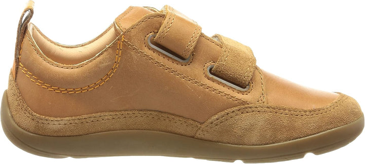 Geox Jungen J Barefeel Boy A Sneakers 35 EU Cognac Orange, 35 EU Cognac Orange