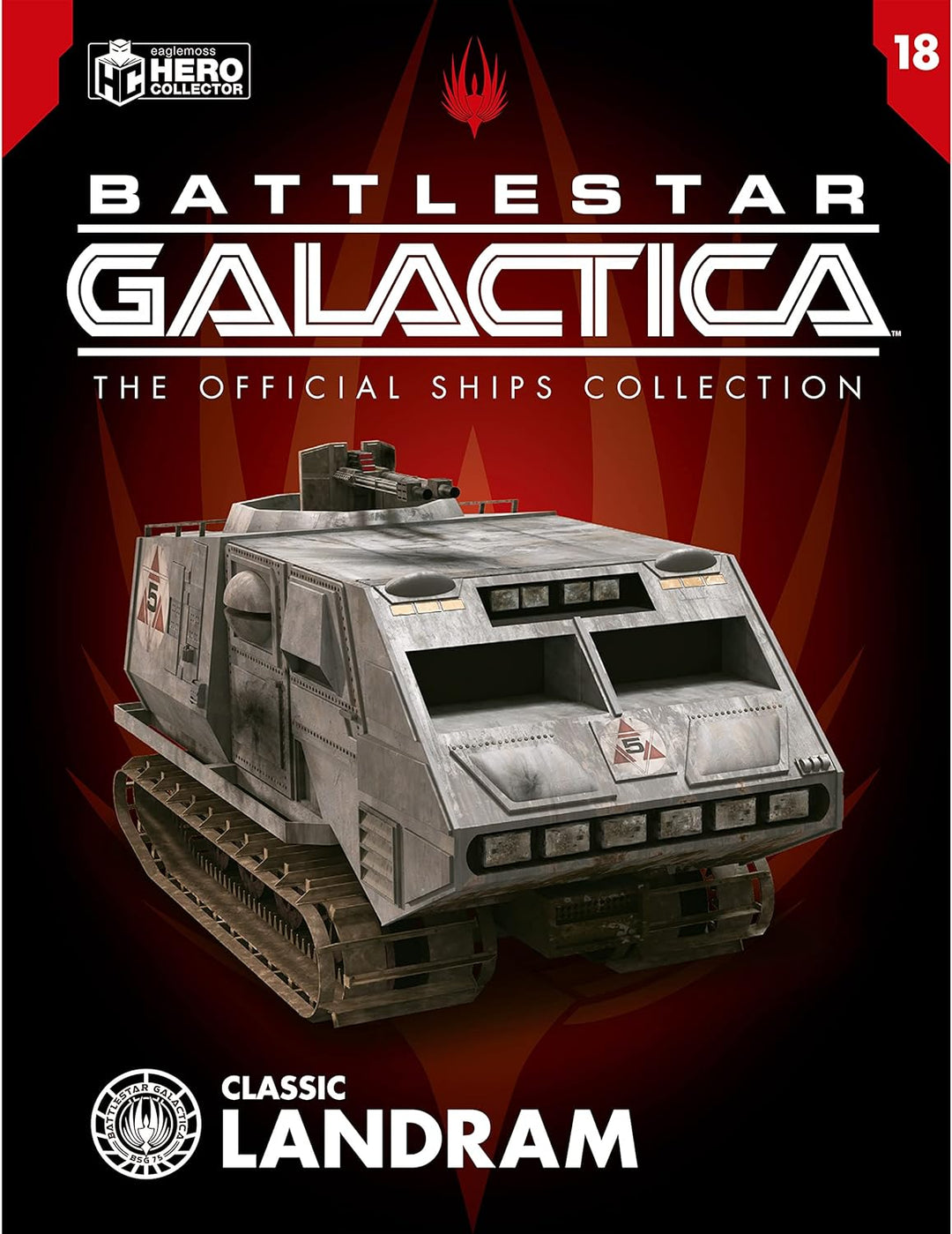 Sammlung von Raumschiffen Battlestar Galactica Starships Collection Nº 18 Classic Landram (16 cms)