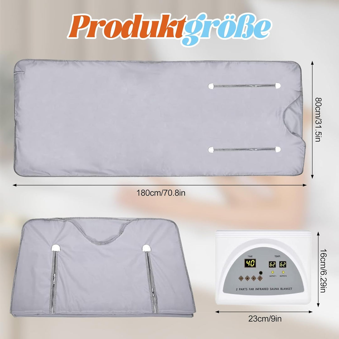 Infrarot-Saunadecke, Professionelle Oxford-Infrarot-Saunadecke, Doppeltes Leckschutz-Design, Saunade