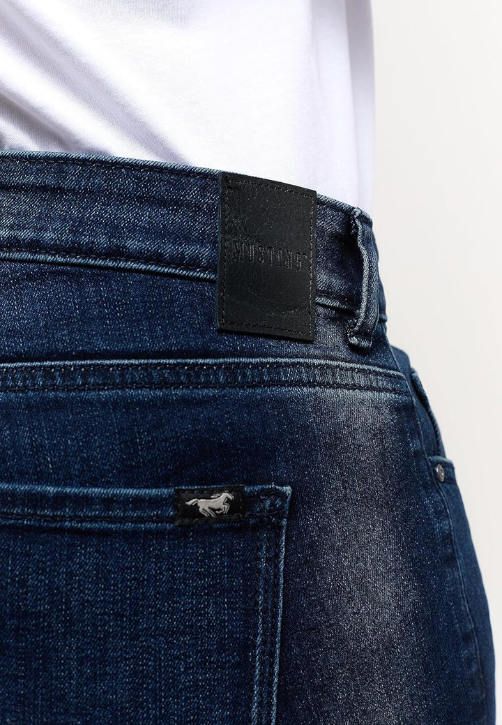 MUSTANG Damen Jeans Hose Crosby Relaxed Slim 26W / 30L Blau, 26W / 30L Blau