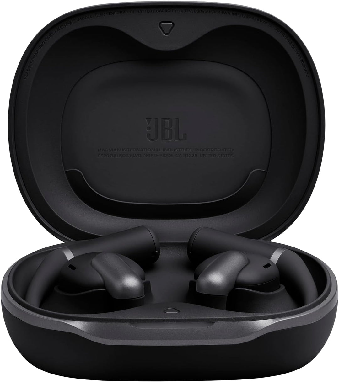 JBL Sense Pro kabellose Open-Ear-Kopfhörer, Hi-Res Audio, 38 Stunden Spielzeit, 4 Mikrofone, IP54 Wa