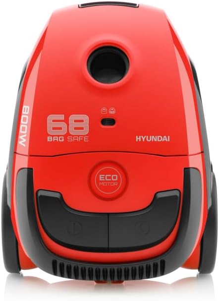 Bodenstaubsauger mit Beutel VC068R I 800W I ECO-Motor I 2l Volumen I Rot