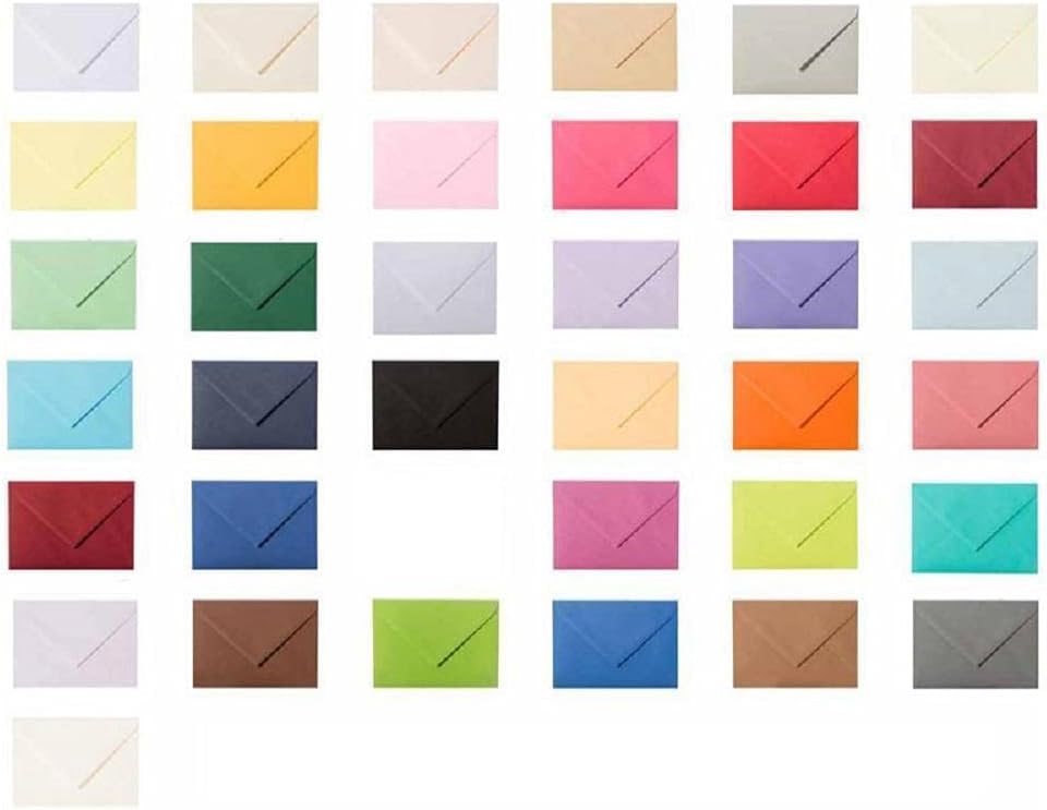 Briefumschläge DIN B6 125 x 176 mm spitze Lasche Nassklebung 120g für Hochzeit, Einladungen, Glückwu