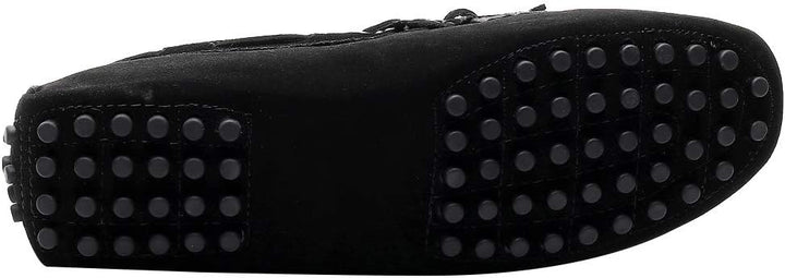 Jamron Herren Weich Wildleder Fahrschuhe Halbschuhe Handgefertigt Moccasin Slippers Grosse Grösse 41