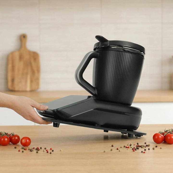 Virelia Gleitbrett für Thermomix TM7 – Hochwertige Acryl Unterlage – Slider Zubehör schont die empfi