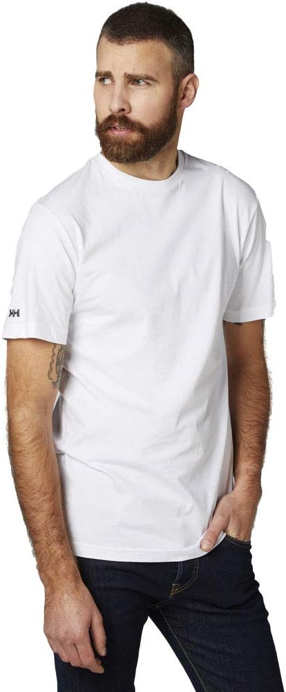 Herren Helly Hansen Crew T-Shirt, Weiss, S